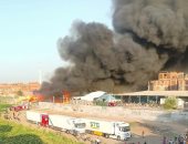 حريق داخل محطة تصدير موالح فى منيا القمح والحماية المدنية تدفع بـ5 سيارات