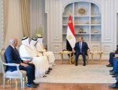 الرئيس السيسى يبحث مع رئيس وزراء قطر التعاون لتنفيذ اتفاق وقف حرب غزة