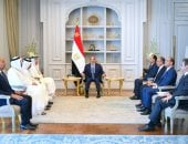 الرئيس السيسى ورئيس وزراء قطر يبحثان تعزيز الاستثمارات وتنفيذ وقف حرب غزة