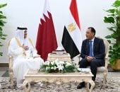 رئيس الوزراء يستقبل نظيره القطري لبحث سبل تعزيز التعاون المشترك فى المجالات المختلفة