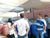 تموين الإسماعيلية يضبط 30 طن مخللات مجهولة البيانات و350 كيلو سكر دون فواتير