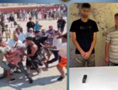 ضبط المتهمين بالتعدي على شخص بشاطئ بمطروح بسبب حذاء