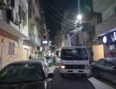 تعرف على أعمال رفع كفاءة الإنارة ليلا بكفر الشيخ وبيلا.. صور 
