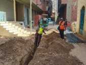 بدء تنفيذ شبكات الغاز الطبيعى بمنطقة سيتى فى سوهاج لخدمة 4 آلاف وحدة سكنية