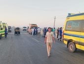 الصحة: مصرع 16 شخصا وإصابة 28 آخرين فى انقلاب أتوبيس بجنوب سيناء