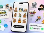 ميزة جديدة في ChatGPT لتحويل أفكارك إلى ملصقات مخصصة