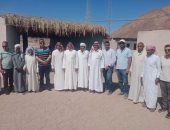 رئيس مدينة دهب يتابع احتياجات أهالي وادي مجيرح من خدمات المياه