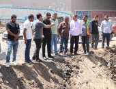 رئيس "مياه القليوبية" يوجه بسرعة إنهاء أعمال إصلاح خط مياه 630 مم بمركز طوخ