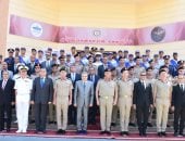 الأكاديمية العسكرية تحتفل بتخريج الدورة التدريبية الثانية لطلبة مركز التدريب المهنى لقناة السويس