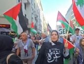 مظاهرات فى برلين للمطالبة بحظر صادرات الأسلحة الألمانية إلى إسرائيل