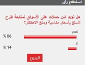 %86من القراء يؤيدون شن حملات على الأسواق لمنع الاحتكار
