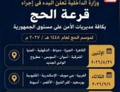 تلفزيون اليوم السابع يسلط الضوء على استعدادات وزارة الداخلية لإجراء قرعة الحج