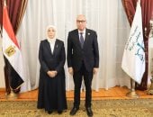 رئيس مجلس الدولة يستقبل رئيسة هيئة النيابة الإدارية لتقديم التهنئة