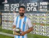 مهند لاشين يحصد جائزة أفضل لاعب فى مواجهة بيراميدز والمصرى