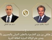 وزير الخارجية يبحث مع مدير الوكالة الدولية للطاقة الذرية تعزيز التعاون 