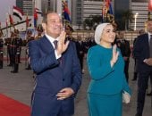السيدة انتصار السيسى: من أرض النيل نرحب بكل محبة بالرئيس الصينى وقرينته