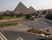 منطقة المتحف المصرى الكبير والأهرامات تتجمل لاستقبال الرئيس الصينى.. صور