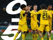 دورتموند يكتسح هامبورج إيمسبوتيلر بخماسية ويتأهل للدور الثاني بكأس ألمانيا