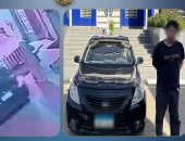 ضبط سائق سيارة صدم سيدة بالطريق الساحلى وهرب.. فيديو