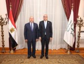 رئيس مجلس الدولة يستقبل وزير النقل لتقديم التهنئة  