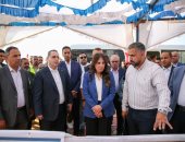 وزيرة الإسكان تتفقد مشروعات المرافق بمنطقتي الأمل والشريط الخدمي 