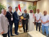 رئيس الأوكسا يحضر فعاليات البطولة العربية لألعاب القوى تحت 18 سنة