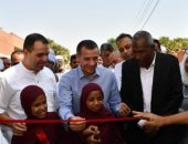 محافظ أسوان يفتتح مدرستين استعدادا للعام الدراسى الجديد
