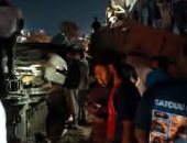 صدام بين قطارين وراء حادث قرية البليدة في العياط ولا إصابات