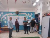 رئيس مدينة دهب يتفقد المدارس استعدادا للعام الدراسى الجديد