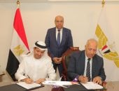 وزير الطيران يشهد توقيع مذكرة تفاهم بين شركه إيركايرو ومجموعة أبوظبي للطيران