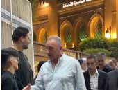 الخطيب وشوبير ومصطفى يونس والخواجة أبرز الحضور في عزاء أحمد عبد الباقي.. فيديو