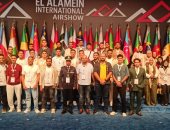 طلاب كلية الهندسة بجامعة دمنهور يشاركون فى فعاليات معرض العلمين للطيران 2026
