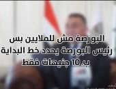 البورصة مش للملايين بس.. رئيس البورصة يحدد خط البداية بـ10 جنيهات فقط «فيديو»