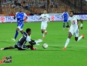 الزمالك يتقدم على بطل جيبوتى بثلاثية السعيد فى الشوط الأول.. فيديو
