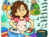 أولياء الأمور والعودة للمدارس من جديد فى كاريكاتير اليوم السابع