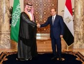 فيديو استقبال الرئيس السيسى ولى العهد السعودى