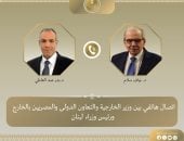 وزير الخارجية ورئيس الوزراء اللبنانى يبحثان تطورات الأوضاع فى لبنان والمنطقة