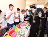 البابا تواضروس الثاني يزور مركز التأهيل ودار المسنين بدير البرشا فى ملوى