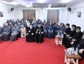 البابا تواضروس الثانى يزور بيت "مار مرقس" للمكرسات فى ملوى.. صور