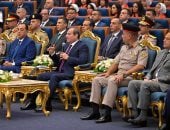 الرئيس السيسى: انخراط الأكاديمية العسكرية فى تدريب الكوادر استغرق وقتا حتى تم تقبله