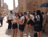 ملكات جمال العالم فى زيارة لمعابد شرق وغرب الأقصر.. صور