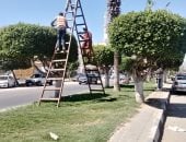 جهاز التطوير والتجميل بالإسماعيلية يرفع كفاءة 30 فدانًا من المسطحات الخضراء