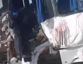 ارتفاع عدد مصابي حادث تصادم طريق السويس السخنة لـ33 شخصا
