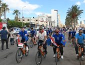 احتفالا بالعيد القومى.. محافظ البحيرة تطلق إشارة البدء لماراثون الشباب برشيد 