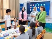 مدير وحدة المدارس الرسمية الدولية تتابع انتظام الدراسة بمدرسة IPS المقطم