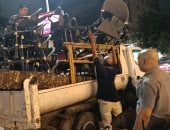 حملات ليلية لفرض الانضباط ورفع إشغالات الطريق العام بالعجوزة