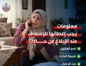 الثانية بتفرق.. 7 معلومات ذهبية تنقذ حياة مصاب عند الاتصال بالإسعاف