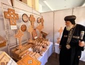 البابا تواضروس الثانى يفتتح معرض منتجات الأديرة بالكاتدرائية المرقسية بالعباسية