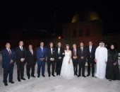 اللواء محمود يوسف يحتفل بزفاف كريمته سلمى على هشام جبريل بحضور وزراء وشخصيات عامة