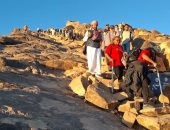 495 سائحًا وزائرًا في سانت كاترين للاستمتاع بالتراث الحضارى والبدوى